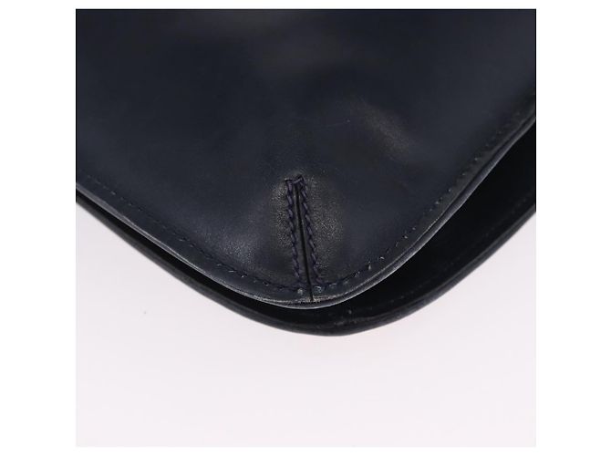 Borsa a tracolla GUCCI GG Canvas Sherry Line Navy Gold Auth 194883 D'oro Blu navy - vista 12