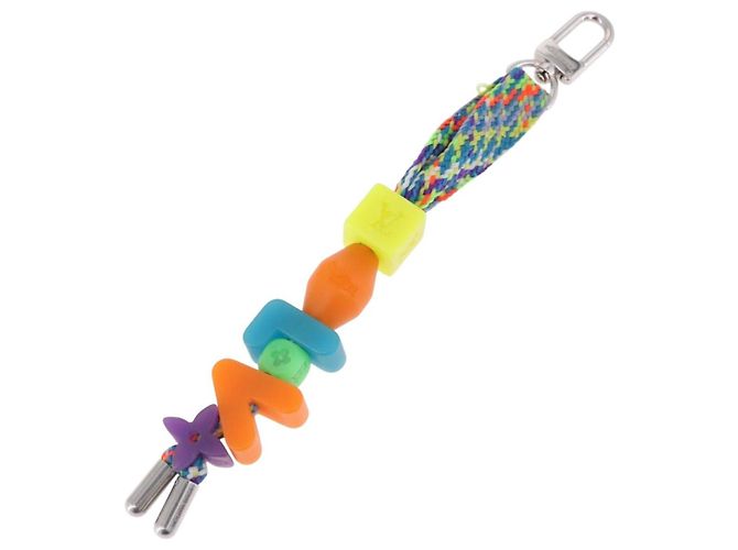 LOUIS VUITTON Portachiavi LV Play Key Ring metal Multicolor MP3450 Auth 195533M Multicolore - vista 13