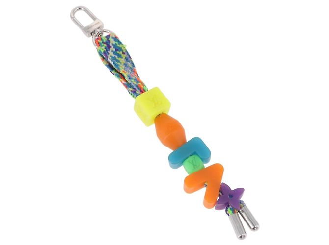 LOUIS VUITTON Portachiavi LV Play Key Ring metal Multicolor MP3450 Auth 195533M Multicolore - vista 2