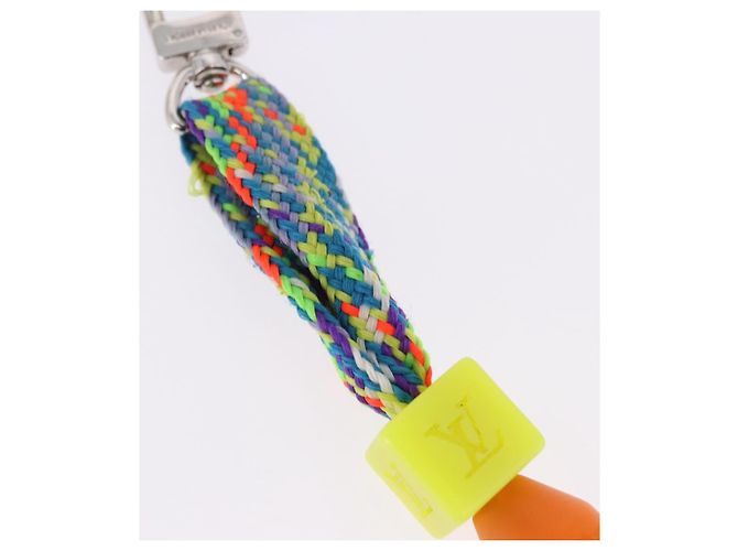 LOUIS VUITTON Portachiavi LV Play Key Ring metal Multicolor MP3450 Auth 195533M Multicolore - vista 5