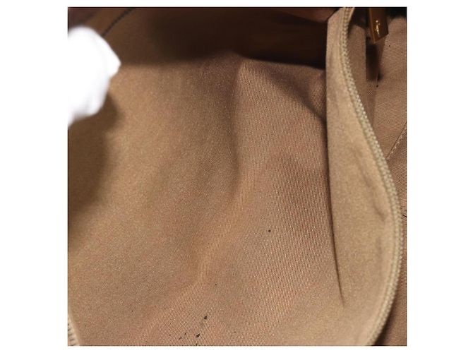 Borsa Salvatore Ferragamo Gancini in pelle marrone oro Auth 193788 D'oro - vista 23