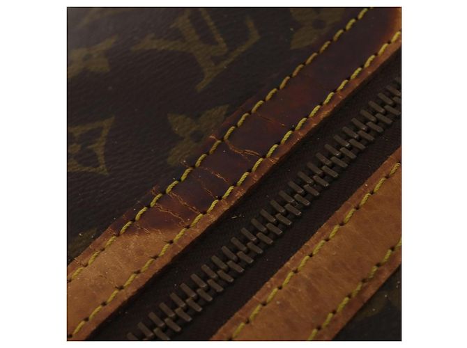 LOUIS VUITTON Monogram Sac Souple 55 Boston Bag M41622 LV Auth BA14394 Monogramma - vista 10