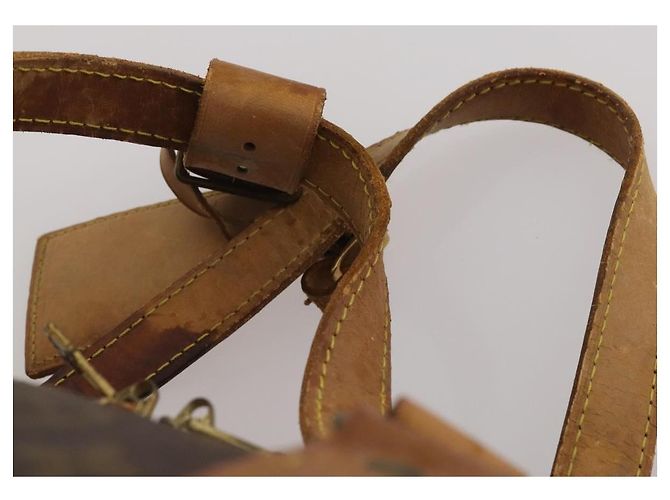 LOUIS VUITTON Monogram Sac Souple 55 Boston Bag M41622 LV Auth BA14394 Monogramma - vista 14