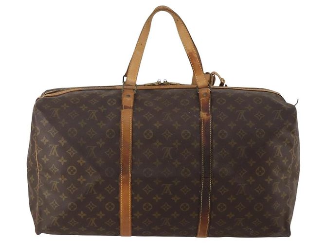 LOUIS VUITTON Monogram Sac Souple 55 Boston Bag M41622 LV Auth BA14394 Monogramma - vista 2