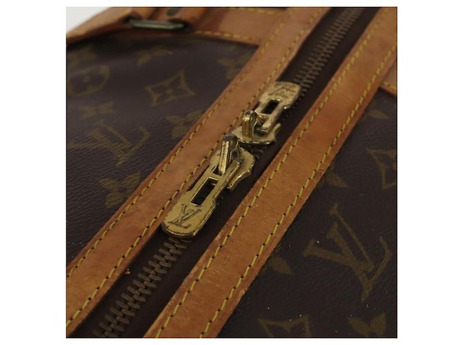 LOUIS VUITTON Monogram Sac Souple 55 Boston Bag M41622 LV Auth BA14394 Monogramma - vista 21