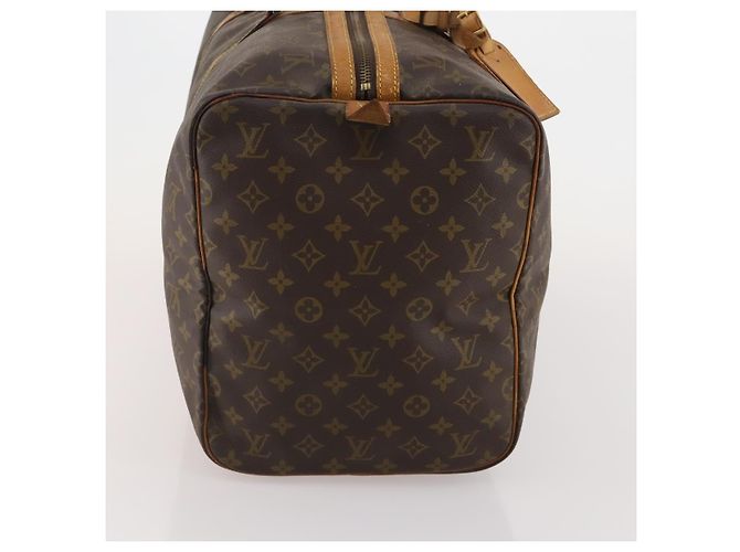 LOUIS VUITTON Monogram Sac Souple 55 Boston Bag M41622 LV Auth BA14394 Monogramma - vista 4