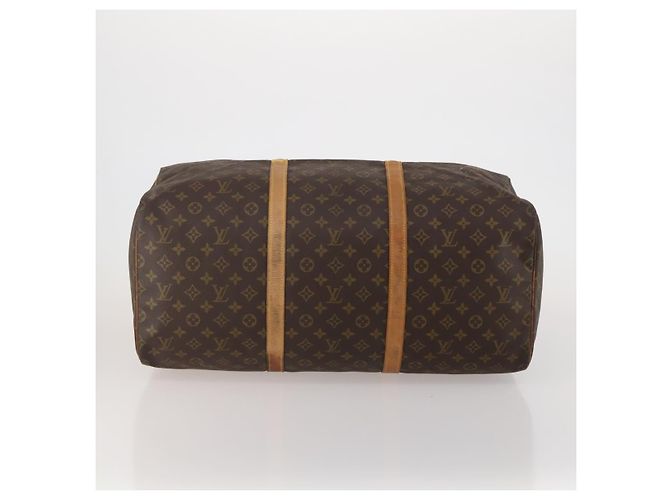 LOUIS VUITTON Monogram Sac Souple 55 Boston Bag M41622 LV Auth BA14394 Monogramma - vista 5