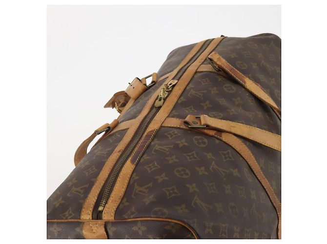 LOUIS VUITTON Monogram Sac Souple 55 Boston Bag M41622 LV Auth BA14394 Monogramma - vista 6