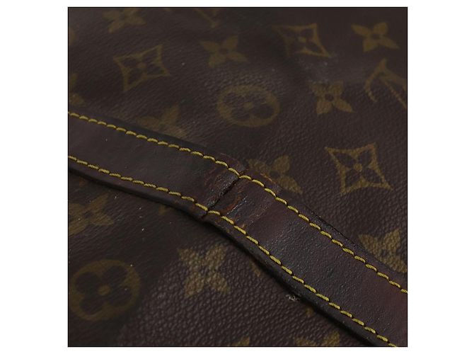 LOUIS VUITTON Monogram Sac Souple 55 Boston Bag M41622 LV Auth BA14394 Monogramma - vista 8
