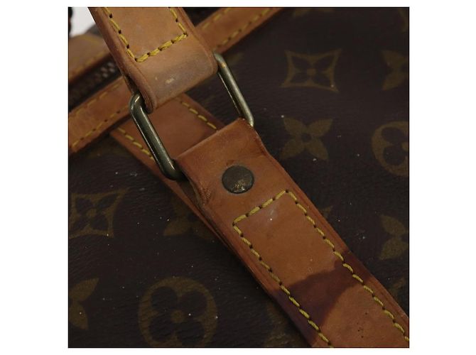 LOUIS VUITTON Monogram Sac Souple 55 Boston Bag M41622 LV Auth BA14394 Monogramma - vista 9