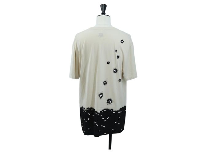 Camiseta LOEWE Colaboración Totoro Soot Sprites Algodón L Beige Auth 192681M - vista 2