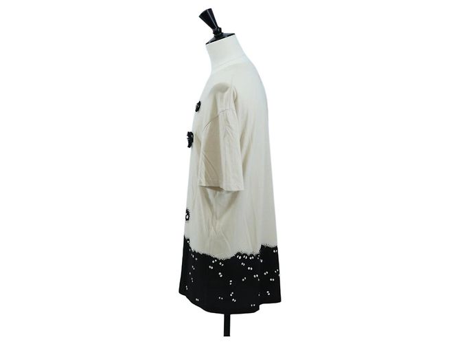 Camiseta LOEWE Colaboración Totoro Soot Sprites Algodón L Beige Auth 192681M - vista 3