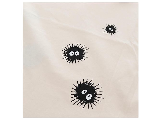 Camiseta LOEWE Colaboración Totoro Soot Sprites Algodón L Beige Auth 192681M - vista 6