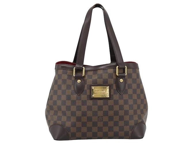 LOUIS VUITTON Borsa Tote Hampstead PM Damier Ebene N51205 LV Auth ka5516 - vista 13