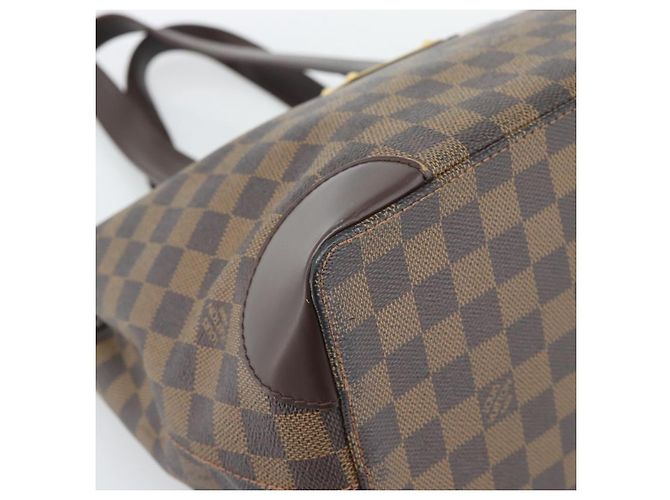 LOUIS VUITTON Borsa Tote Hampstead PM Damier Ebene N51205 LV Auth ka5516 - vista 14