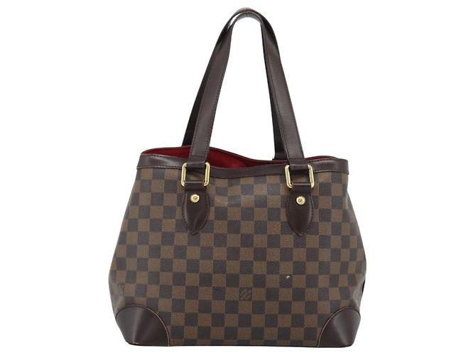 LOUIS VUITTON Borsa Tote Hampstead PM Damier Ebene N51205 LV Auth ka5516 - vista 2