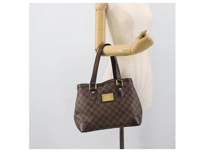 LOUIS VUITTON Borsa Tote Hampstead PM Damier Ebene N51205 LV Auth ka5516 - vista 21