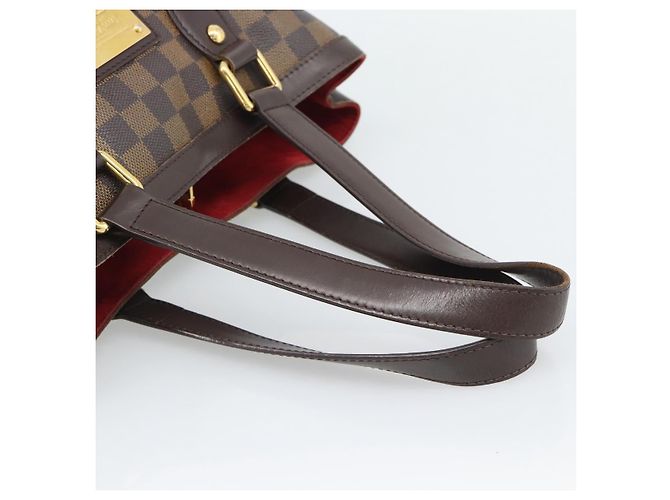 LOUIS VUITTON Borsa Tote Hampstead PM Damier Ebene N51205 LV Auth ka5516 - vista 7