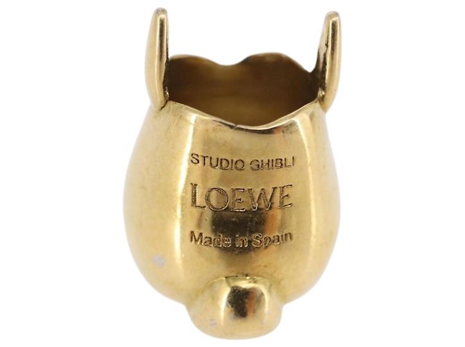 LOEWE Studio Ghibli My Neighbor Totoro Dice Little Totoro Charm Auth 167490SM Doré - vue 3