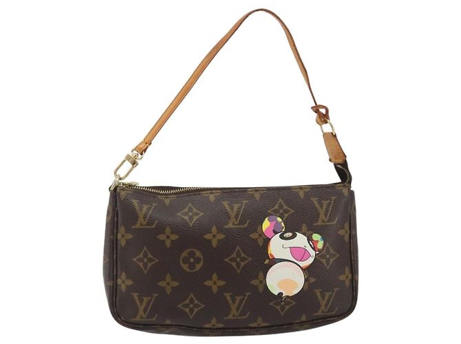 LOUIS VUITTON Monogram panda Pochette Accessoires Pouch M51981 LV Auth BA13669V Monogramm - Ansicht 13