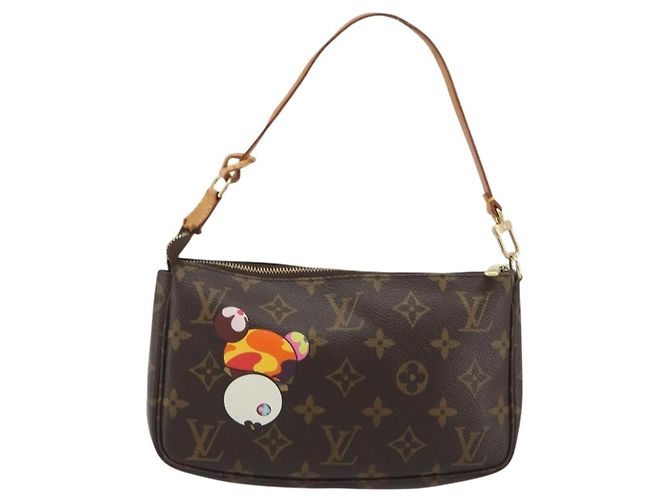 LOUIS VUITTON Monogram panda Pochette Accessoires Pouch M51981 LV Auth BA13669V Monogramm - Ansicht 2