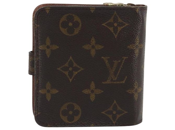 LOUIS VUITTON Monogram Compact Zip Wallet M61667 LV Auth 193592 Monogramma - vista 2