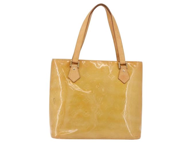 LOUIS VUITTON Borsa Monogram Vernis Houston Beige M91004 LV Auth gh2315 - vista 13