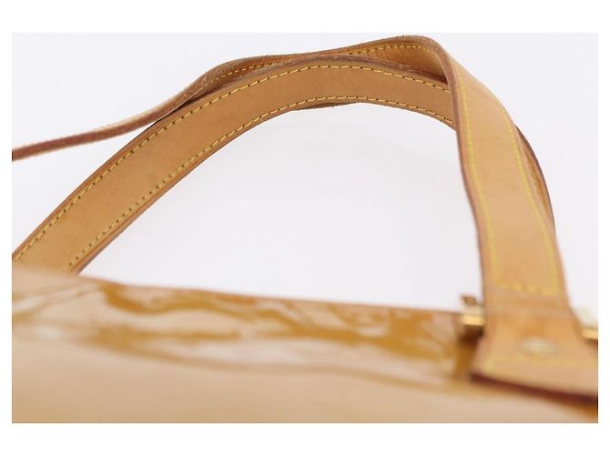 LOUIS VUITTON Borsa Monogram Vernis Houston Beige M91004 LV Auth gh2315 - vista 14