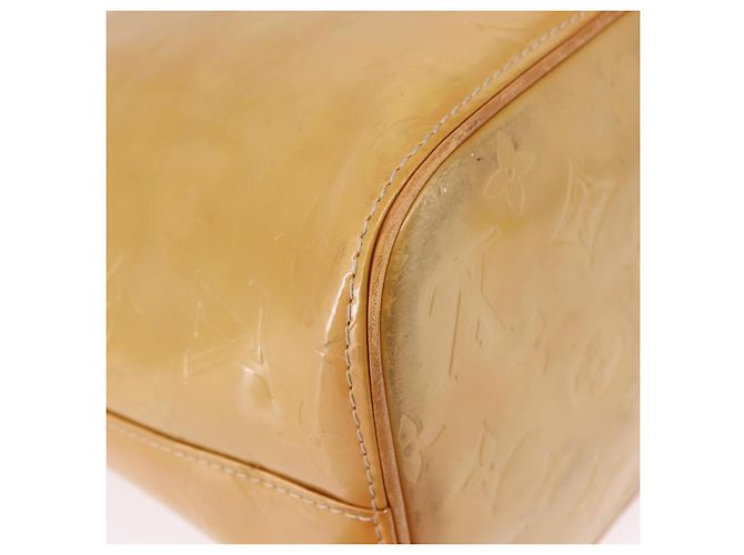 LOUIS VUITTON Borsa Monogram Vernis Houston Beige M91004 LV Auth gh2315 - vista 16
