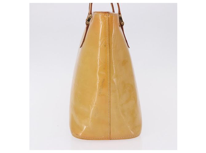 LOUIS VUITTON Borsa Monogram Vernis Houston Beige M91004 LV Auth gh2315 - vista 3