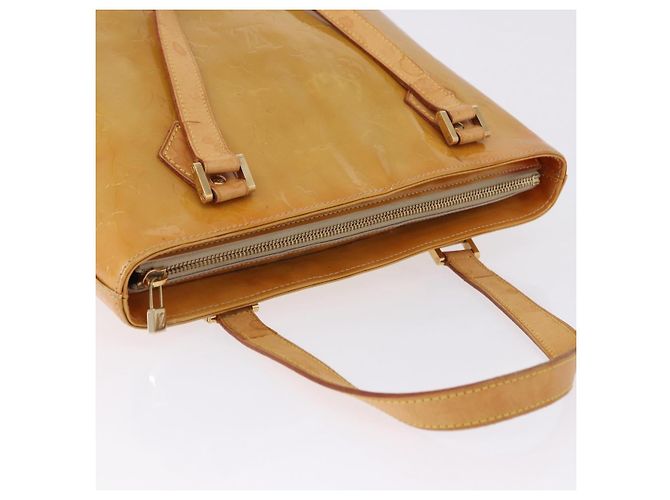 LOUIS VUITTON Borsa Monogram Vernis Houston Beige M91004 LV Auth gh2315 - vista 8