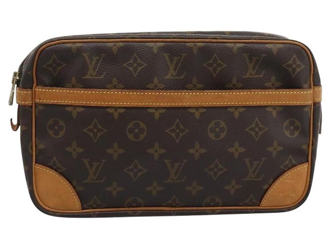 LOUIS VUITTON Monogram Compiegne 28 Clutch M51845 LV Auth BA14662 Monogramma - vista 13