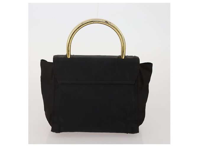 Borsa a Spalla PRADA Nylon Canvas 2way 4 Set Rosso Nero Auth bs36350 - vista 9