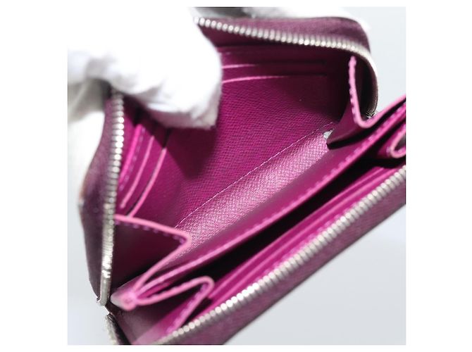 LOUIS VUITTON Epi Zippy Coin Purse Cassis M6015K LV Auth 195152 - vista 11