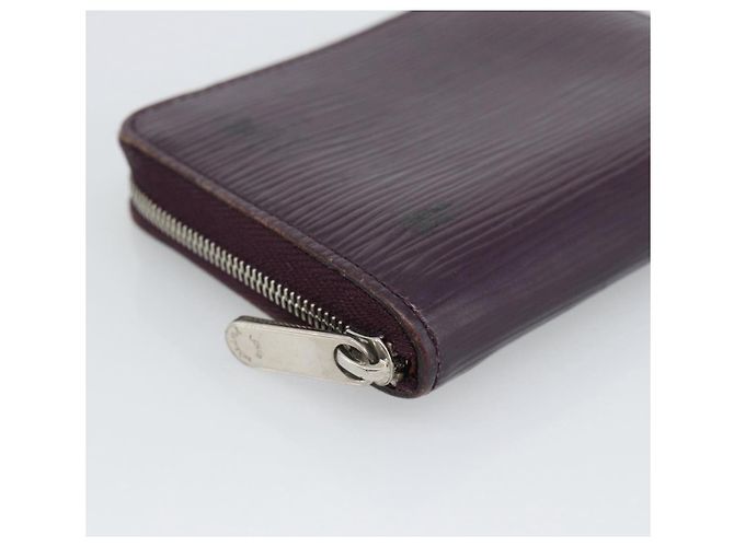 LOUIS VUITTON Epi Zippy Coin Purse Cassis M6015K LV Auth 195152 - vista 14