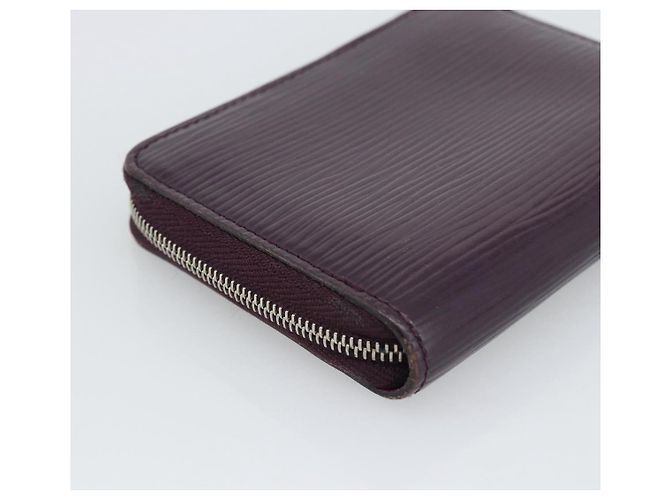 LOUIS VUITTON Epi Zippy Coin Purse Cassis M6015K LV Auth 195152 - vista 16