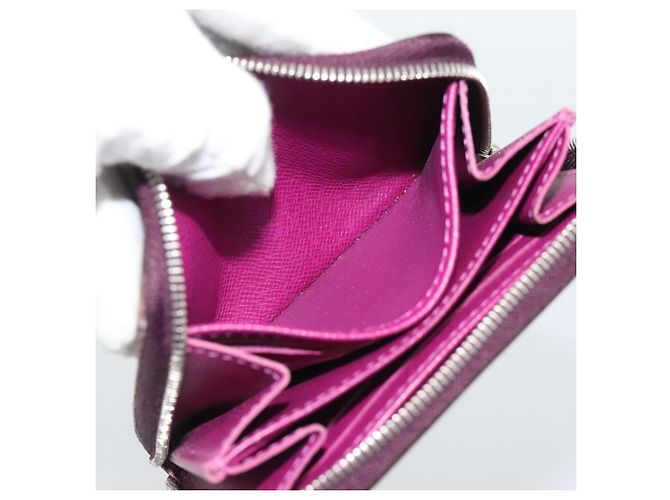 LOUIS VUITTON Epi Zippy Coin Purse Cassis M6015K LV Auth 195152 - vista 17