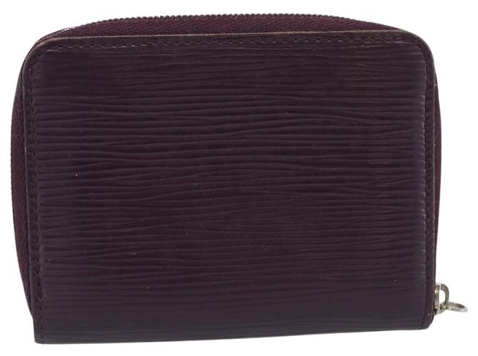 LOUIS VUITTON Epi Zippy Coin Purse Cassis M6015K LV Auth 195152 - vista 2