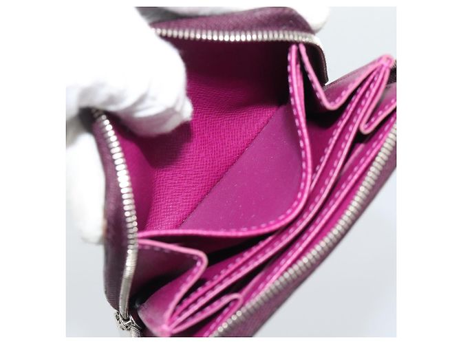LOUIS VUITTON Epi Zippy Coin Purse Cassis M6015K LV Auth 195152 - vista 20