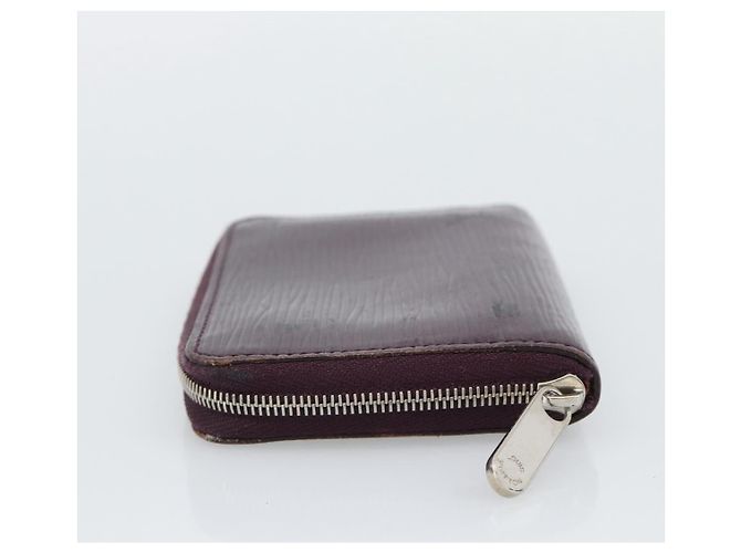 LOUIS VUITTON Epi Zippy Coin Purse Cassis M6015K LV Auth 195152 - vista 3