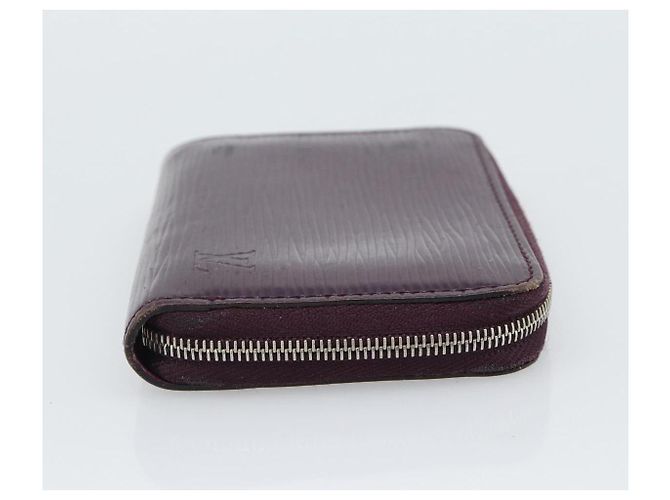 LOUIS VUITTON Epi Zippy Coin Purse Cassis M6015K LV Auth 195152 - vista 4