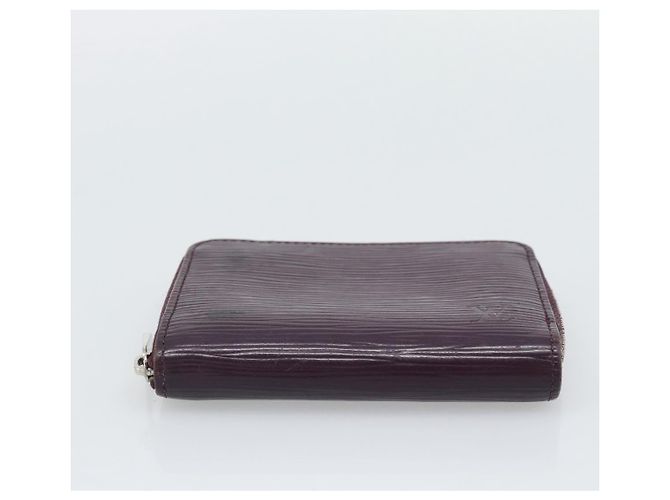 LOUIS VUITTON Epi Zippy Coin Purse Cassis M6015K LV Auth 195152 - vista 6