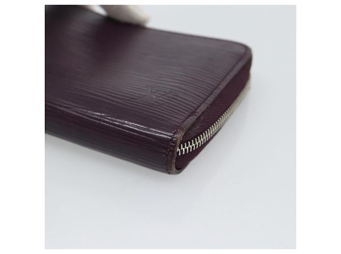 LOUIS VUITTON Epi Zippy Coin Purse Cassis M6015K LV Auth 195152 - vista 7