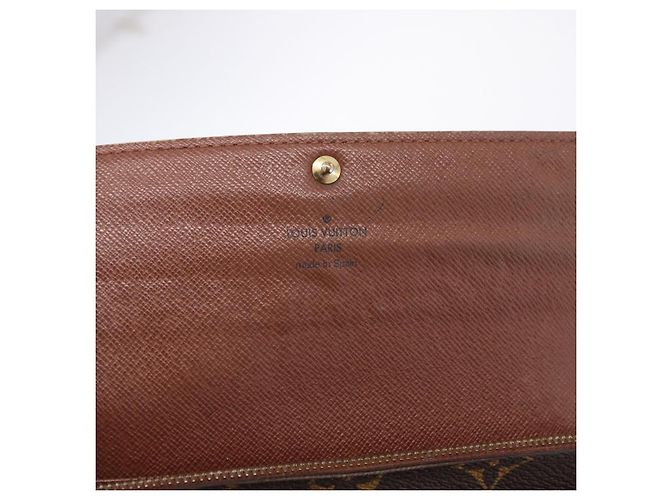 LOUIS VUITTON Monogram Portefeuille Sarah Long Wallet M61734 LV Auth 192444 Monogramma - vista 8