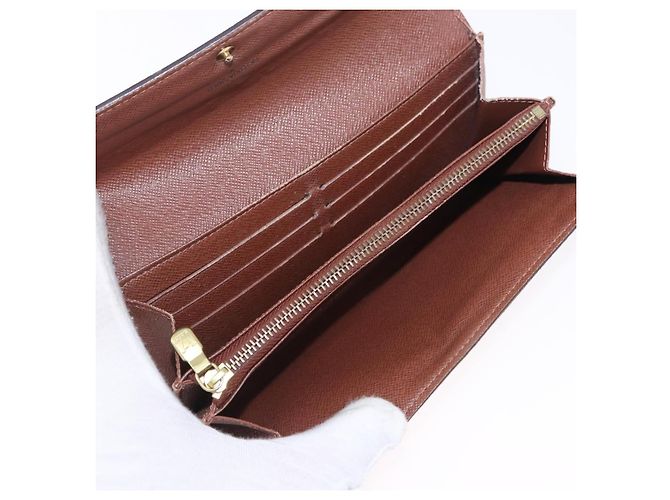 LOUIS VUITTON Monogram Portefeuille Sarah Long Wallet M61734 LV Auth 192444 Monogramma - vista 9