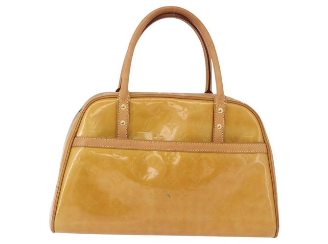 LOUIS VUITTON Borsa Monogram Vernis Tompkins Square Beige M91149 Auth gh2233 - vista 13