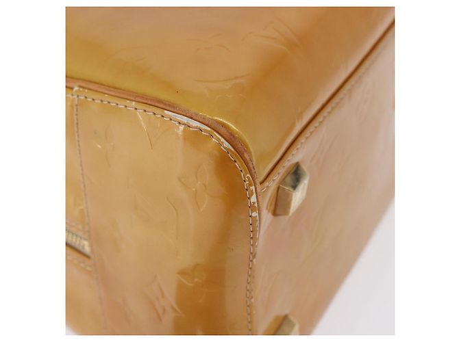 LOUIS VUITTON Borsa Monogram Vernis Tompkins Square Beige M91149 Auth gh2233 - vista 14