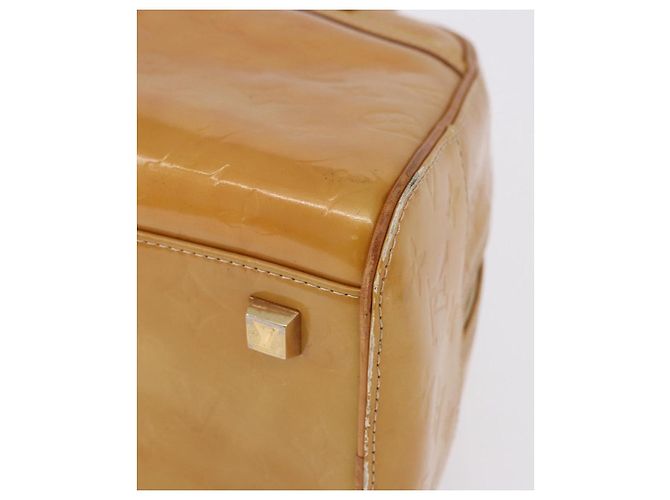 LOUIS VUITTON Borsa Monogram Vernis Tompkins Square Beige M91149 Auth gh2233 - vista 15
