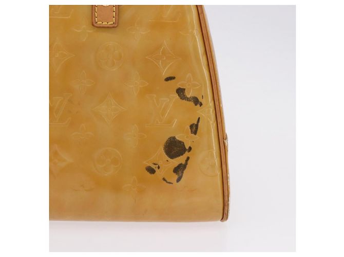 LOUIS VUITTON Borsa Monogram Vernis Tompkins Square Beige M91149 Auth gh2233 - vista 3