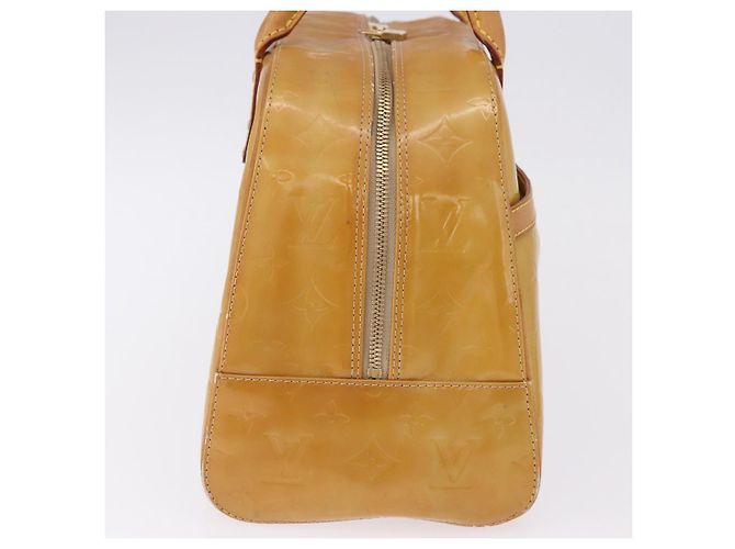 LOUIS VUITTON Borsa Monogram Vernis Tompkins Square Beige M91149 Auth gh2233 - vista 5